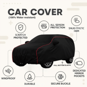 Black Tafetta Red Piping