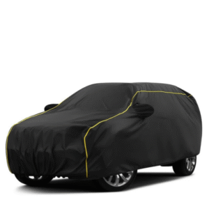 Black Tafetta With Yellow Piping