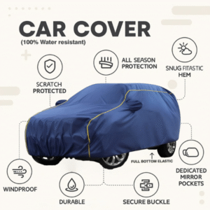 Blue Tafetta With Yellow Piping