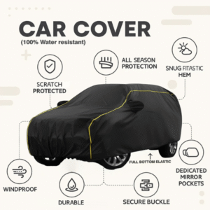 Black Tafetta With Yellow Piping