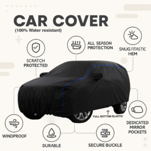 Black Tafetta With Blue Piping