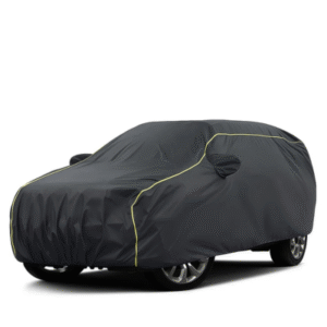 Dark Grey Tafetta With Yellow Piping